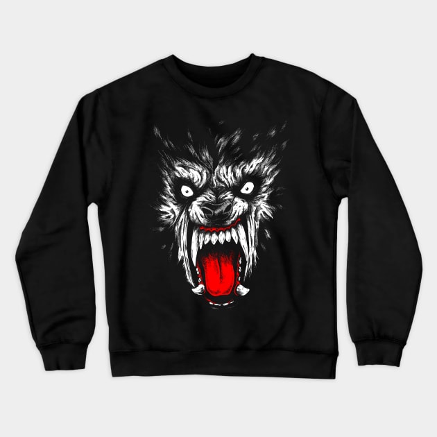 Werewolf Tourist Crewneck Sweatshirt by JonathanGrimmArt